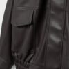 Oversize Leather Effect Biker Jacket Oversize Leather Effect Biker Jacket