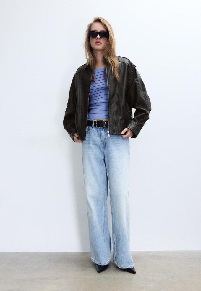 Oversize Leather Jacket Oversize Leather Jacket