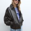 Oversize Leather Jacket Oversize Leather Jacket