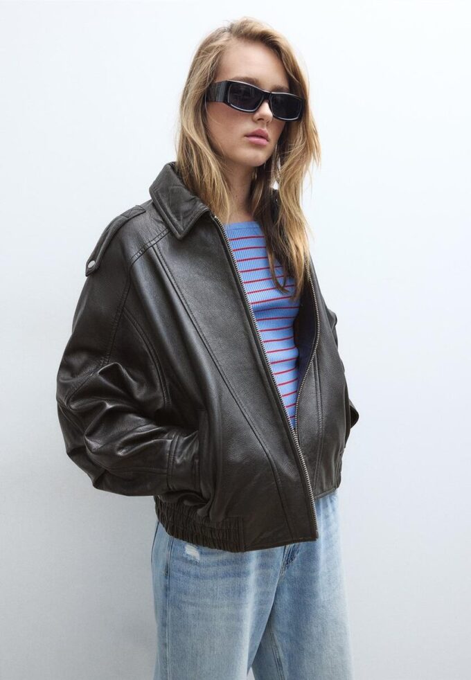 Oversize Leather Jacket Oversize Leather Jacket