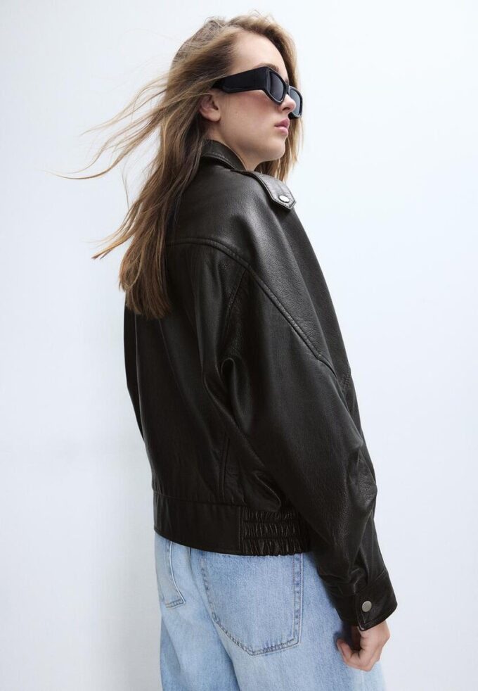 Oversize Leather Jacket Oversize Leather Jacket