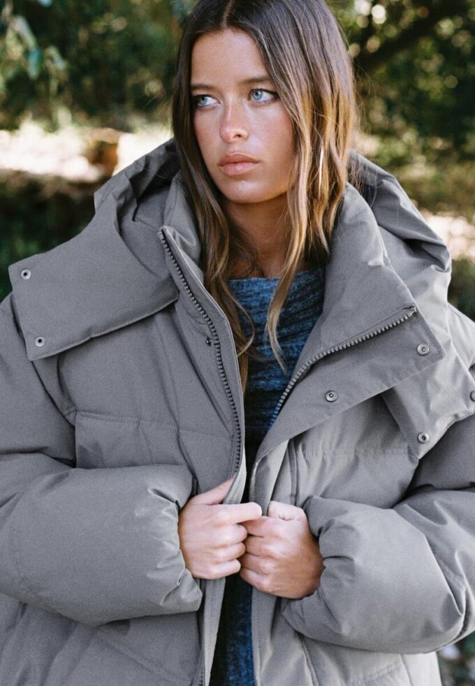 Oversize Padded Jacket with Hood Oversize Padded Jacket with Hood