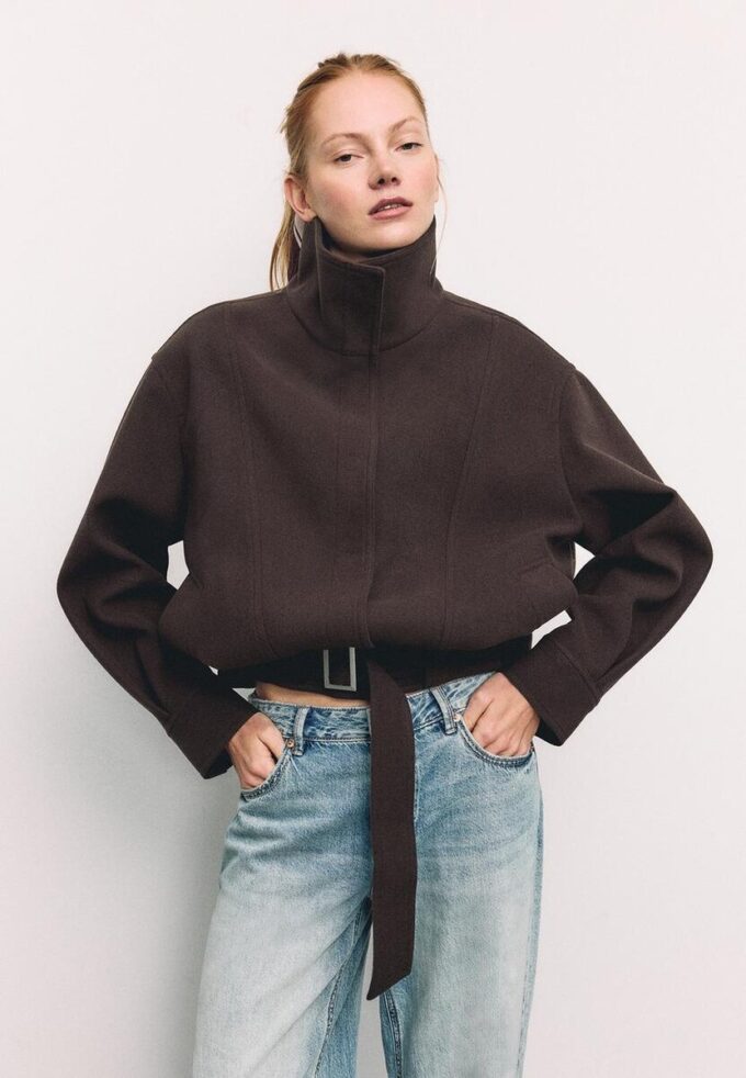 Oversize Soft-Touch Bomber Jacket Oversize Soft-Touch Bomber Jacket