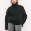 Oversize Soft-Touch Bomber Jacket Oversize Soft-Touch Bomber Jacket