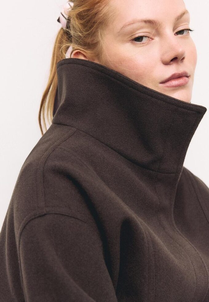 Oversize Soft-Touch Bomber Jacket Oversize Soft-Touch Bomber Jacket