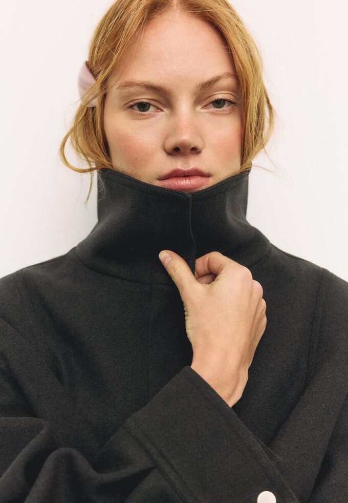 Oversize Soft-Touch Bomber Jacket Oversize Soft-Touch Bomber Jacket