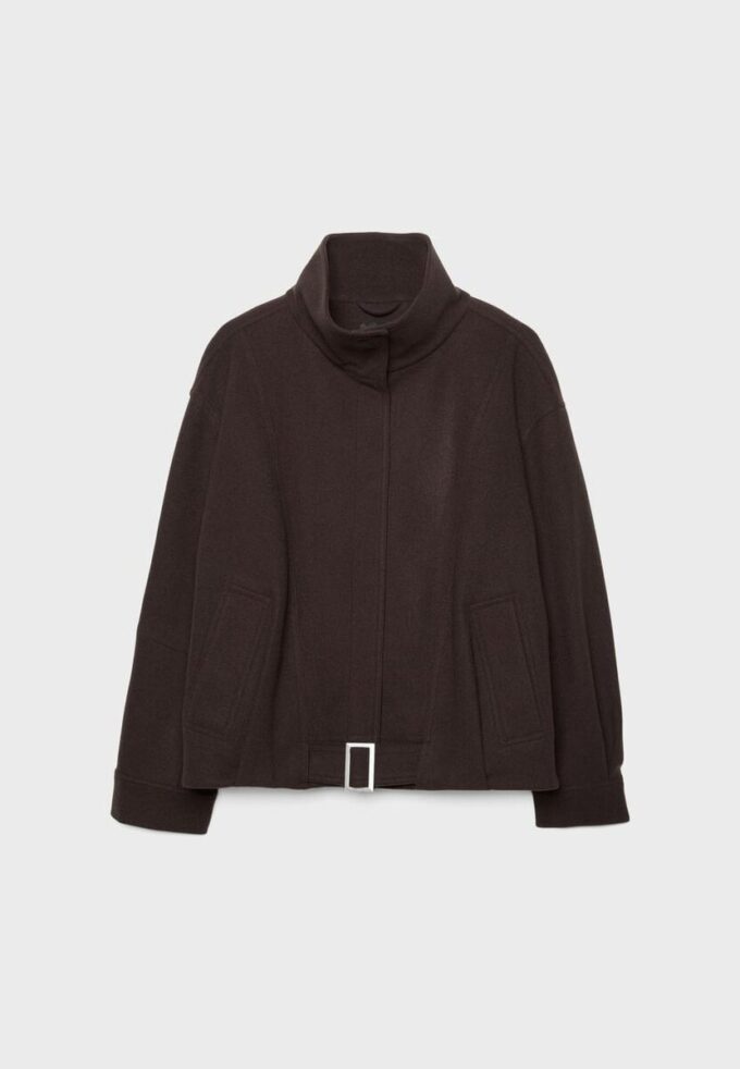 Oversize Soft-Touch Bomber Jacket Oversize Soft-Touch Bomber Jacket