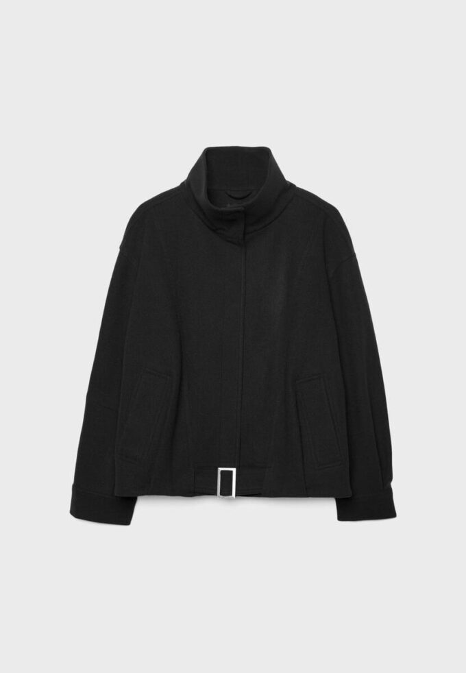 Oversize Soft-Touch Bomber Jacket Oversize Soft-Touch Bomber Jacket