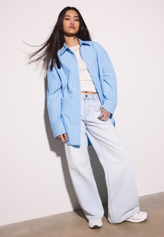 Oversize Striped Shirt