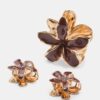 Pack of 3 Floral Hair Clips