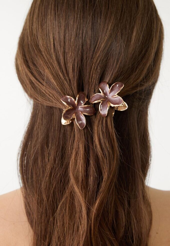Pack of 3 Floral Hair Clips
