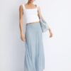 Panelled Skirt with Metallic Thread Panelled Skirt with Metallic Thread