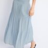 Panelled Skirt with Metallic Thread Panelled Skirt with Metallic Thread