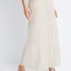 Panelled Skirt with Metallic Thread Panelled Skirt with Metallic Thread