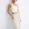 Panelled Skirt with Metallic Thread Panelled Skirt with Metallic Thread