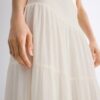 Panelled Skirt with Metallic Thread Panelled Skirt with Metallic Thread