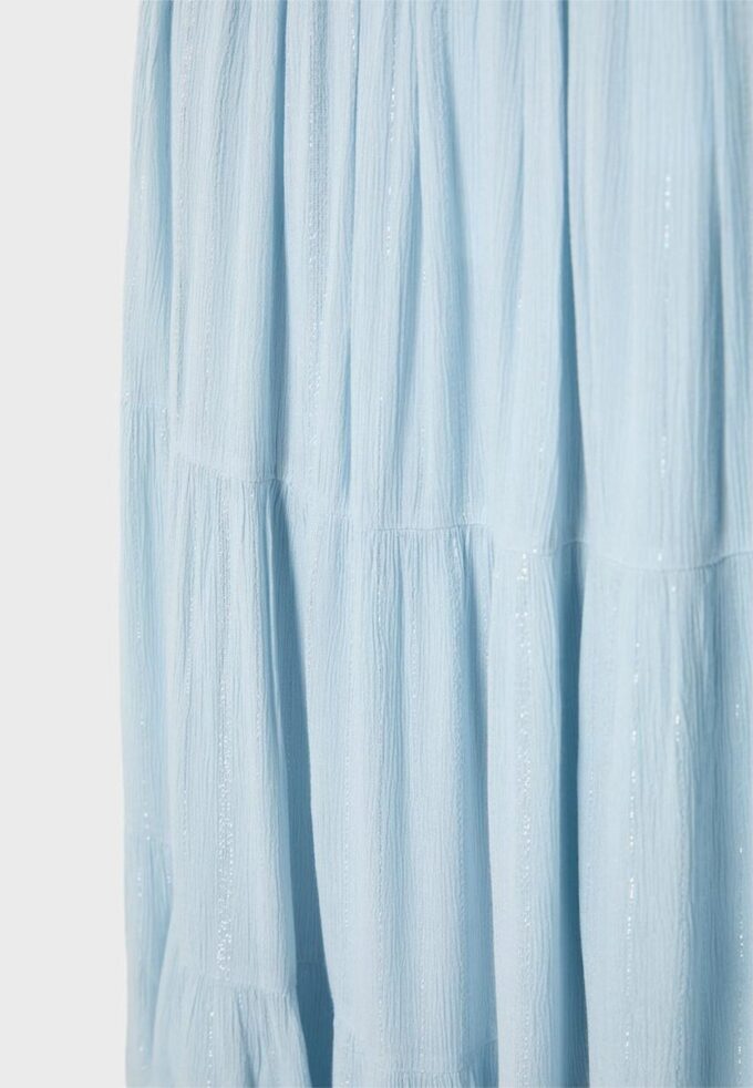 Panelled Skirt with Metallic Thread Panelled Skirt with Metallic Thread