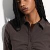 Plain Gathered Shirt Plain Gathered Shirt