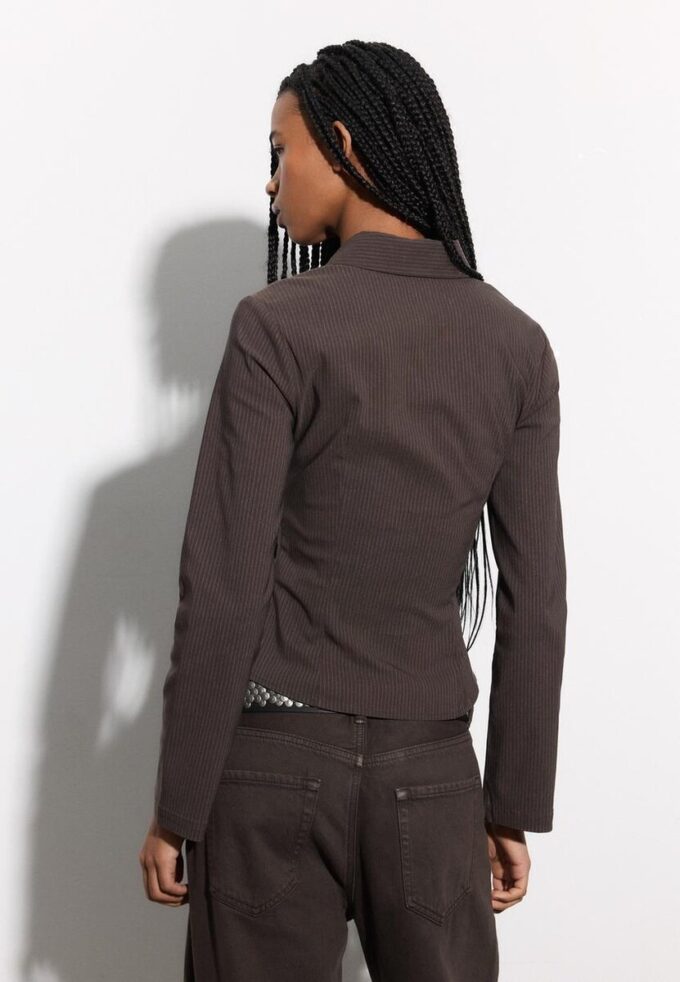 Plain Gathered Shirt Plain Gathered Shirt