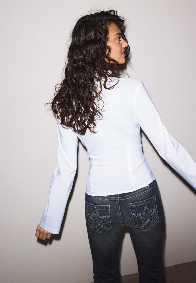 Plain Gathered Shirt Plain Gathered Shirt