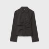 Plain Gathered Shirt Plain Gathered Shirt