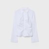 Plain Gathered Shirt Plain Gathered Shirt
