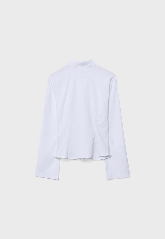 Plain Gathered Shirt Plain Gathered Shirt