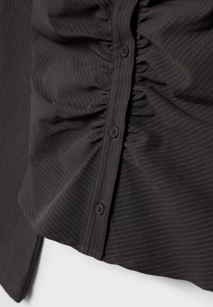 Plain Gathered Shirt Plain Gathered Shirt