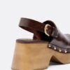 Platform Studded Clogs