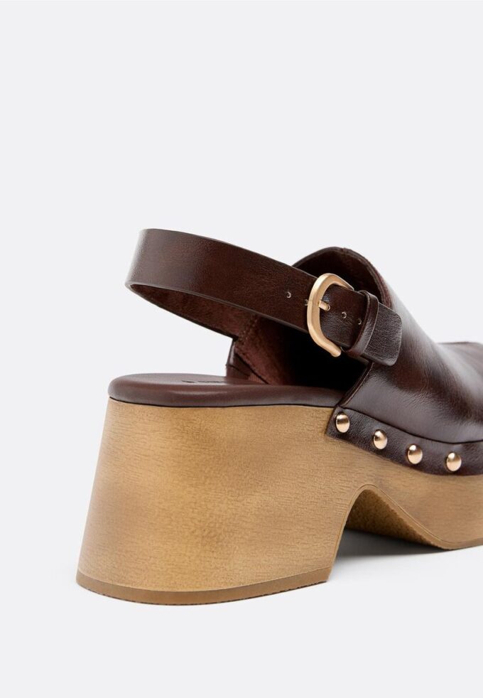 Platform Studded Clogs