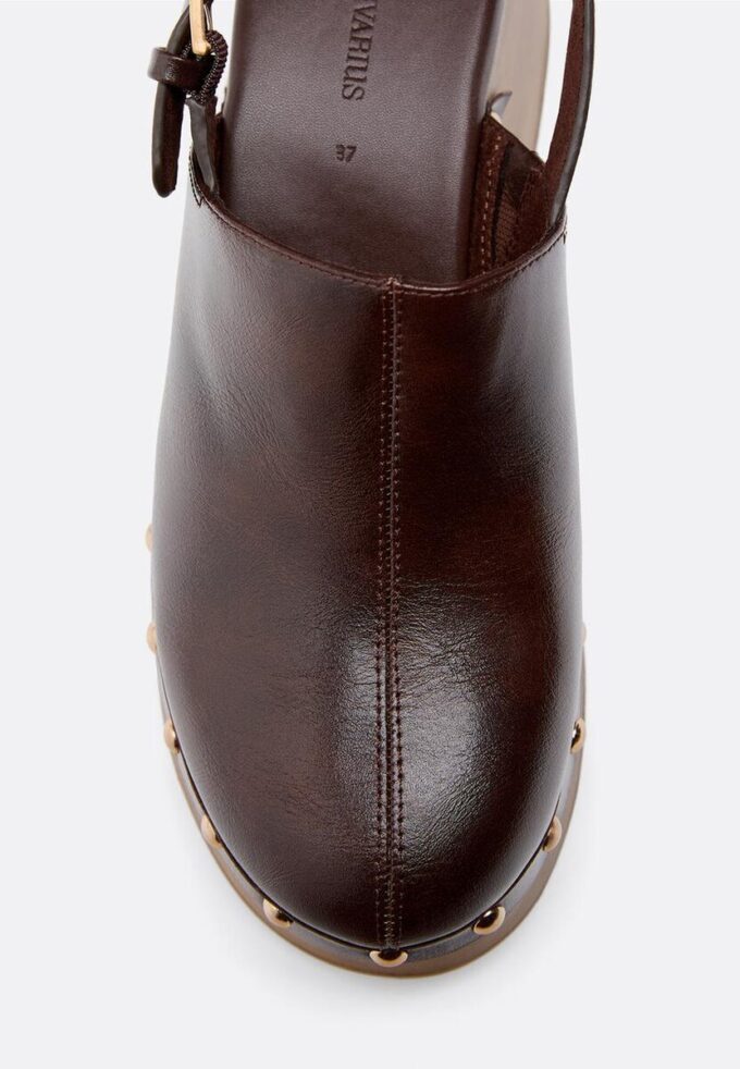 Platform Studded Clogs