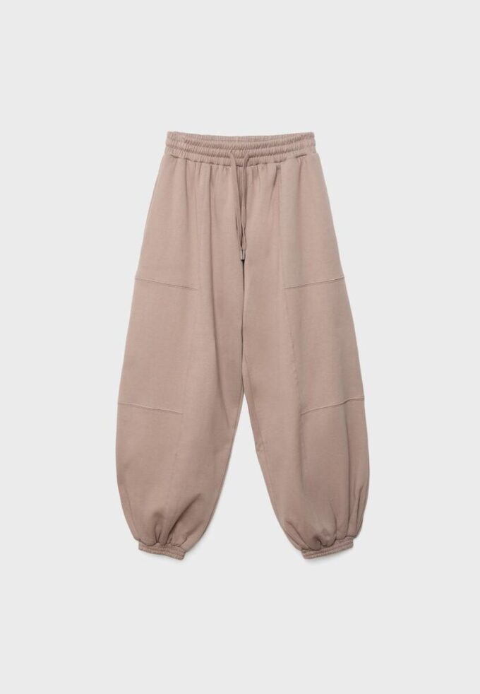 Plush Balloon Jogger Trousers