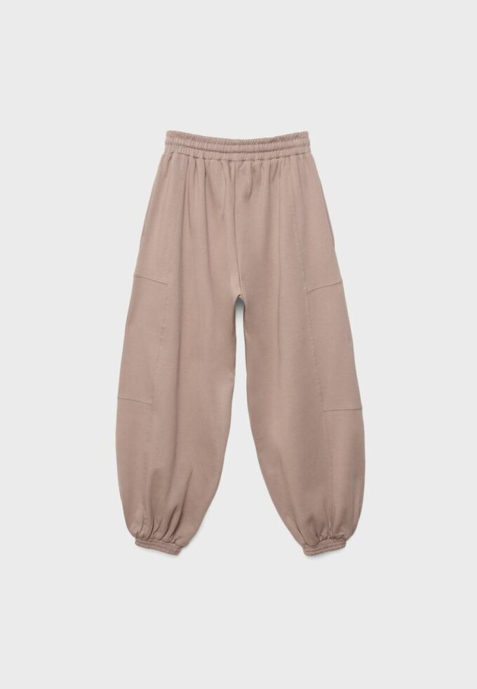 Plush Balloon Jogger Trousers