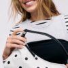 Polka Dot Moon Crossbody Bag