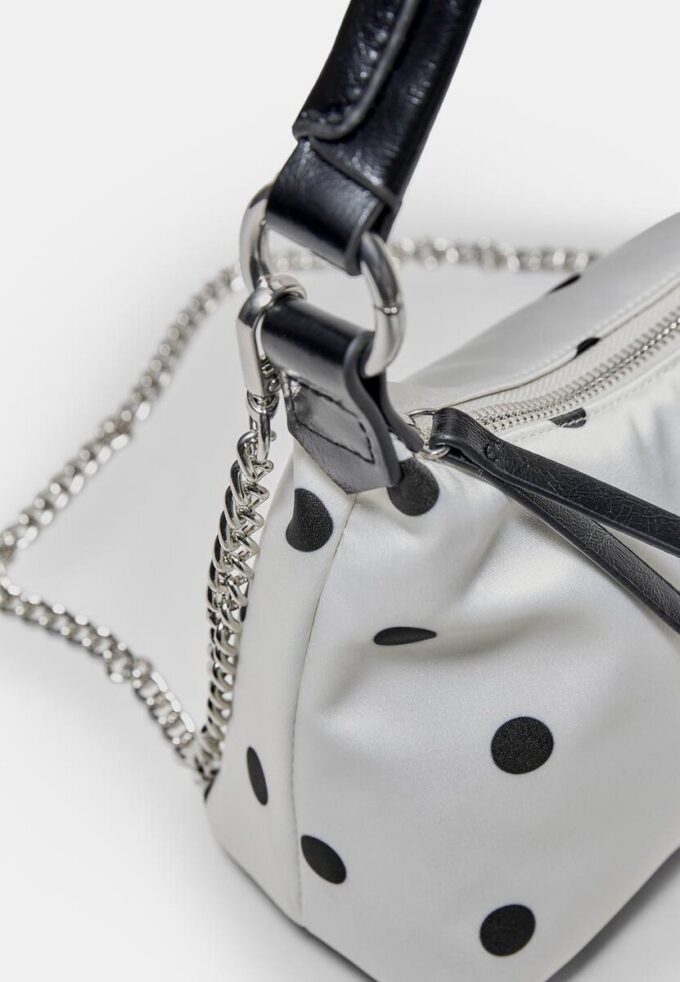 Polka Dot Moon Crossbody Bag