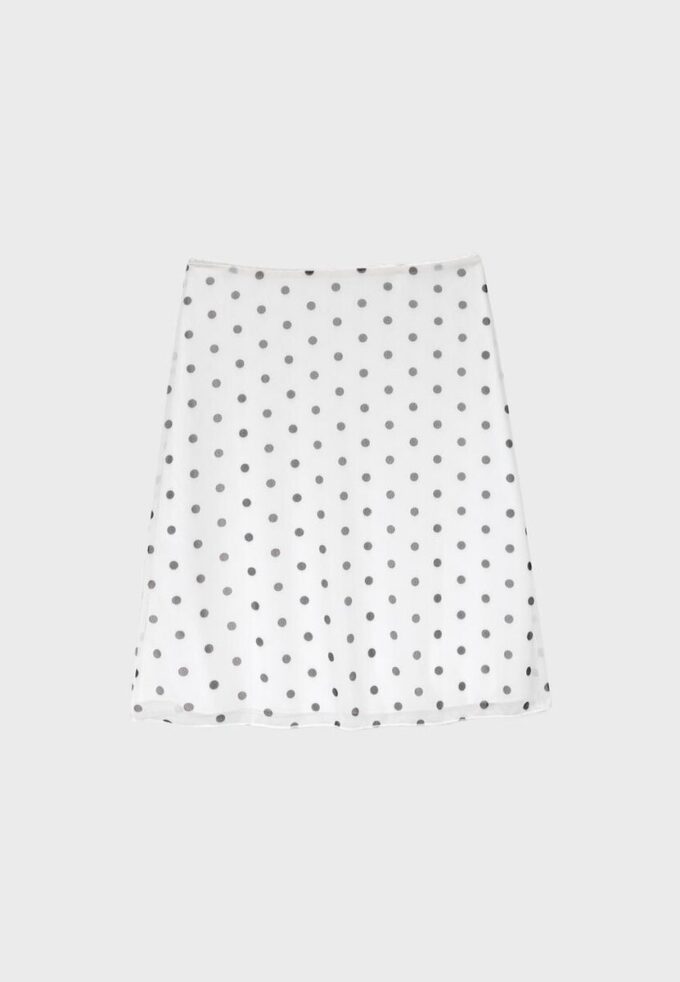 Polka Dot Tulle Midi Skirt Polka Dot Tulle Midi Skirt