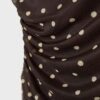 Polka Dot Tulle Sleeveless Midi Dress