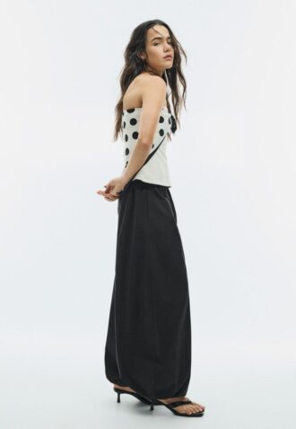 Poplin Volume Trousers