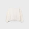 Printed Boat Neck Sweatshirt