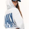 Printed Hooded Bomber Sweatshirt Printed Hooded Bomber Sweatshirt