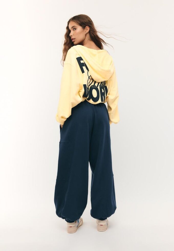 Printed Hooded Bomber Sweatshirt Printed Hooded Bomber Sweatshirt