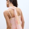 Printed Tulle Midi Dress with Scarf