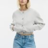 Puff Sleeve Round Neck Jacket Puff Sleeve Round Neck Jacket
