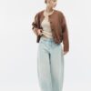 Puff Sleeve Round Neck Jacket Puff Sleeve Round Neck Jacket
