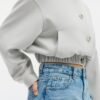 Puff Sleeve Round Neck Jacket Puff Sleeve Round Neck Jacket