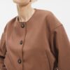 Puff Sleeve Round Neck Jacket Puff Sleeve Round Neck Jacket