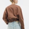 Puff Sleeve Round Neck Jacket Puff Sleeve Round Neck Jacket