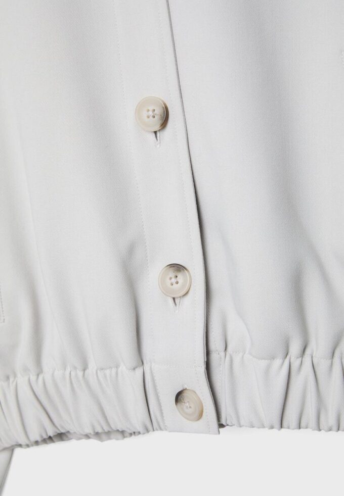Puff Sleeve Round Neck Jacket Puff Sleeve Round Neck Jacket