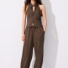 Qipao Halter Button Top Qipao Halter Button Top