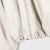 Quilted Leather Effect Bomber Jacket Quilted Leather Effect Bomber Jacket